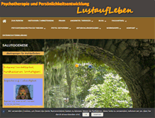 Tablet Screenshot of lustaufleben.at